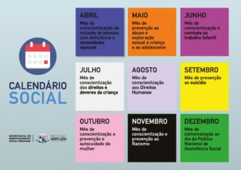 Prefeitura de Santa Luzia lança o Calendário Social fomentando a discussão de temas importantes