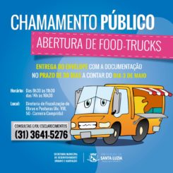 Prefeitura abre chamamento público para abertura de food-trucks