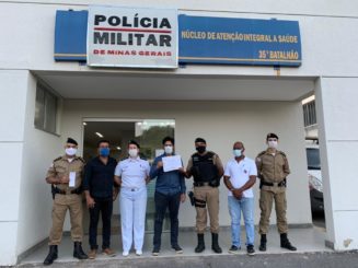 Santa Luzia conclui 1ª dose de vacinação contra a covid-19 de toda sua força de segurança