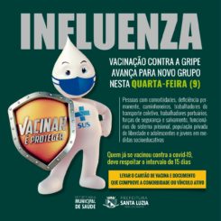 Vacinação contra a gripe avança para novo grupo nesta quarta-feira (9)