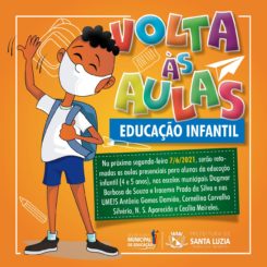 Prefeitura anuncia primeira etapa da volta às aulas para a educação infantil