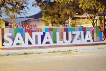 Terceiro letreiro turístico de Santa Luzia é instalado no bairro de Pinhões