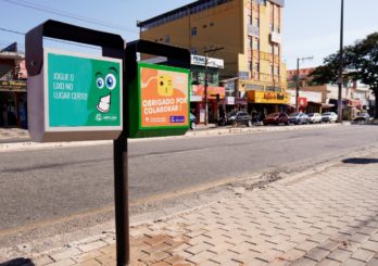 Prefeitura segue com instalação de lixeiras na Avenida Brasília