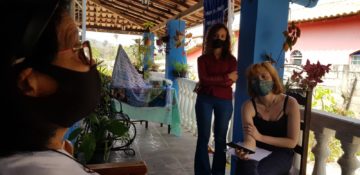 Equipe da Prefeitura faz visita técnica à Guarda de Nossa Senhora do Rosário para documentação das tradições dessa entidade cultural