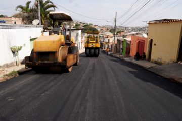 Ruas do bairro Palmital no setor 6 são contempladas com o maior pacote de obras da história de Santa Luzia