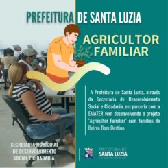 Projeto Agricultor Familiar capacita famílias do bairro Bom Destino