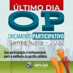 Prazo para participar do Orçamento Participativo termina nesta quarta-feira (15)