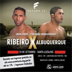 Santa Luzia sedia nesta sexta-feira (24), a 13ª edição do Future FC MMA e disponibilizará 150 ingressos gratuitos para interessados em prestigiar o evento