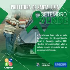 Setembro Verde é o mês oficial para debater a inclusão da pessoa com deficiência