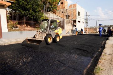 Mais uma rua concluída nas obras de recapeamento do bairro São Cosme