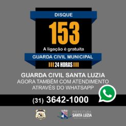 Guarda Civil Municipal lança serviço de atendimento de denúncias através do WhatsApp