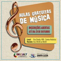 Prefeitura disponibiliza aulas gratuitas de canto e orquestra