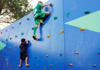 Inaugurados os dois primeiros muros de escalada de Santa Luzia