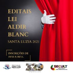 Publicados editais da Lei Aldir Blanc