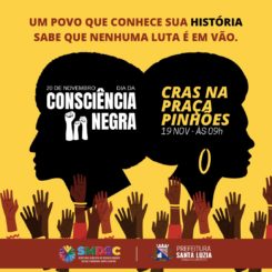 Programa Cras na Praça promoverá ações em alusão ao Dia da Consciência Negra