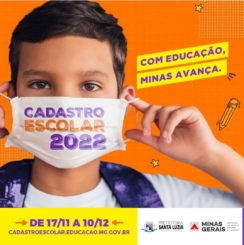 Cadastro escolar para rede pública de ensino 2022