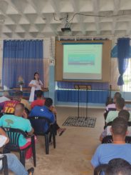 Recuperandos da APAC Santa Luzia recebem palestra sobre o Novembro Azul