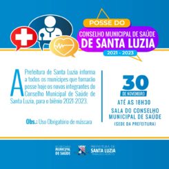 Novo Conselho Municipal de Saúde toma posse nesta terça-feira (30)