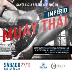 Santa Luzia recebe 5ª edição do evento esportivo Império Muay Thai