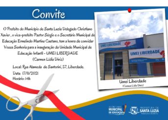 Prefeitura inaugura UMEI Liberdade nesta quarta-feira (17)