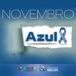 Novembro Azul : mês  de combate ao câncer de próstata