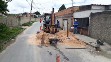 Iniciadas obras de implantação da rede de esgoto no Bairro Industrial Americano