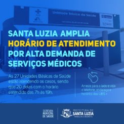 Em razão da alta procura de serviços médicos principalmente por pessoas infectadas pela gripe, a Prefeitura amplia os serviços para melhor atender a população