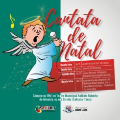 Quatro atrações abrilhantarão a Cantata de Natal 2021 de Santa Luzia