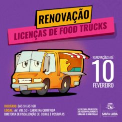 Prefeitura convoca proprietários de Food Trucks para renovação de licenças