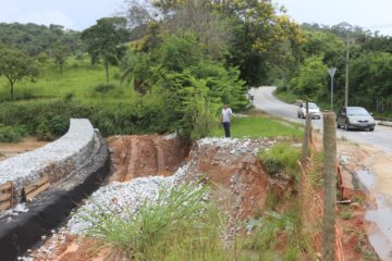 Contenção no Trevo do Bagaço apresenta eficácia com 90% de conclusão da obra