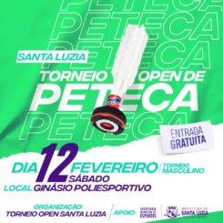 Santa Luzia recebe Torneio Open de Peteca