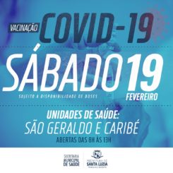 Vacinação contra a covid aos sábados atende população