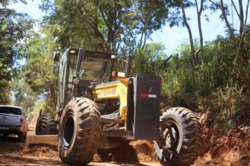 Iniciadas obras de asfaltamento da estrada entre Ribeirão da Mata em Santa Luzia e Vespasiano