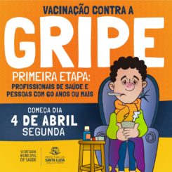 Vacinação contra a gripe começa na segunda-feira (4)