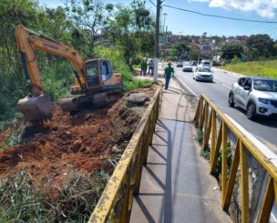 Prefeitura realiza obras para construção de passarelas para extensão da ciclovia no município