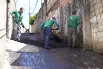 Concluída obra no Beco das Rosas, no bairro São Benedito