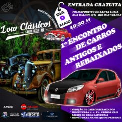 Santa Luzia recebe 1° Encontro de Carros Antigos e Modificados