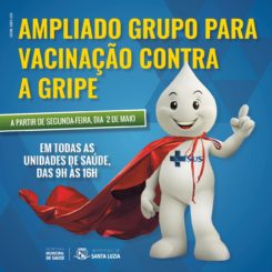 Ampliado grupo para vacinação contra a gripe