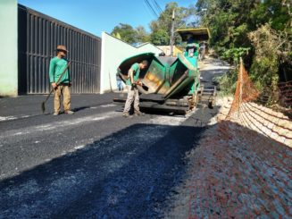 Concluído o asfaltamento da Rua Vice-Rei de Vasconcelos, Chácaras Del Rey