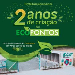 Santa Luzia comemora 2 anos da criação dos Ecopontos