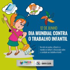 12 de junho – Dia Nacional de Combate ao Trabalho Infantil