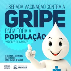 Santa Luzia amplia vacinação contra a gripe para toda a população