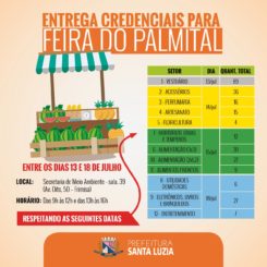 Prefeitura entrega credenciais para Feira do Palmital
