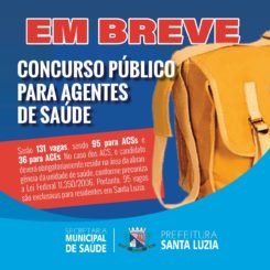 Iniciado processo de concurso público para Agentes de Saúde