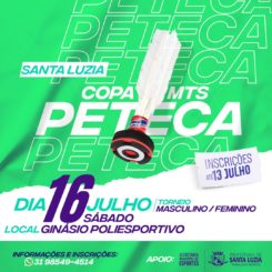 Ginásio poliesportivo receberá Copa de peteca no próximo sábado