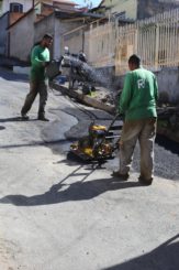 Serviços de manutenção são realizados por toda a cidade