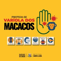 Prefeitura de Santa Luzia orienta sobre a Varíola dos Macacos