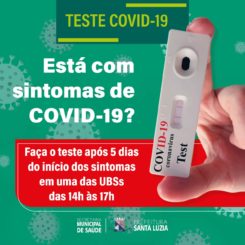 Testes rápidos de Covid-19 disponíveis para a população
