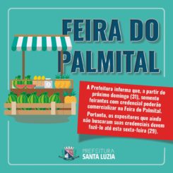 Novas diretrizes da Feira do Palmital começam neste domingo (31)