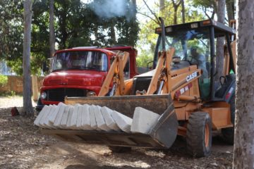 Iniciadas as obras de construção de área de lazer na sede da melhor idade